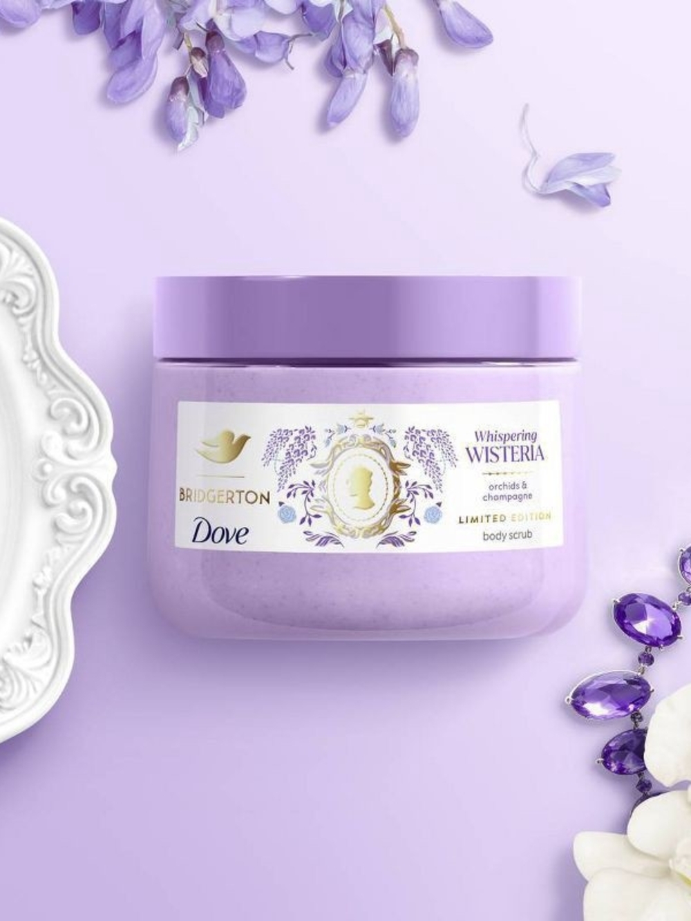 Dove Whispering Wisteria Limited Edition Scrub